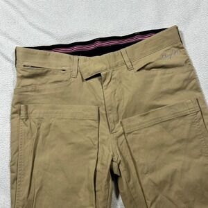 Rapha Women Trousers 32x32 Tan Cycling Commuter Slim Reinforced Pants
